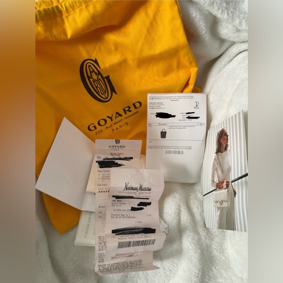 SUPER RARE GOYARD POITIERS TOTE - BLUE - Picture 7 of 7